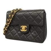 Chanel Vintage Pre-owned Laeder chanel-vskor Black, Dam