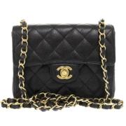 Chanel Vintage Pre-owned Laeder chanel-vskor Black, Dam