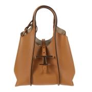 Tod's Mini Shoppingväska Hänge Brown, Dam