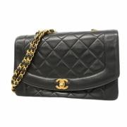 Chanel Vintage Pre-owned Laeder axelremsvskor Black, Dam