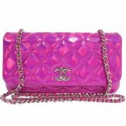 Chanel Vintage Pre-owned Tyg chanel-vskor Purple, Dam