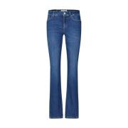 Cambio Klassiska Straight Fit Denim Jeans Blue, Dam