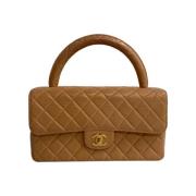 Chanel Vintage Pre-owned Laeder chanel-vskor Beige, Dam