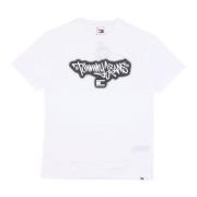 Tommy Hilfiger Vit Kortärmad Crew Neck T-shirt White, Herr