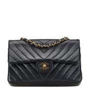 Chanel Vintage Pre-owned Laeder axelremsvskor Black, Dam