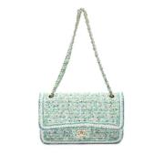 Chanel Vintage Pre-owned Tyg chanel-vskor Green, Dam