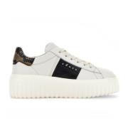 Hogan Vita Sneakers med H-Stripes White, Dam