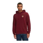 Tommy Jeans Röd Logotyp Hoodie Bomull Brown, Herr