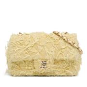 Chanel Vintage Pre-owned Laeder axelremsvskor Yellow, Dam