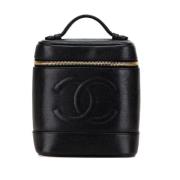 Chanel Vintage Pre-owned Laeder handvskor Black, Dam