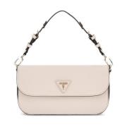 Guess Brynlee Handväska - Beige PU Läder Beige, Dam