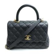 Chanel Vintage Pre-owned Laeder chanel-vskor Black, Dam