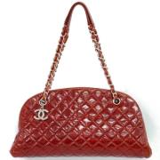 Chanel Vintage Pre-owned Laeder axelremsvskor Red, Dam