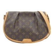 Louis Vuitton Vintage Pre-owned Canvas crossbodyvskor Brown, Dam