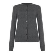 Burberry Ull Cardigan Gray, Dam