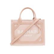 Balmain Väska B-Army Liten typshoppare Pink, Dam