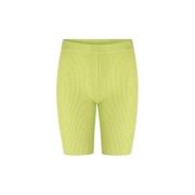 Samsøe Samsøe Hög Midja Luna Shorts Green, Dam