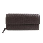 Bottega Veneta Vintage Pre-owned Tyg plnbcker Brown, Dam