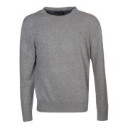 Ralph Lauren Rundhalsstickat Gray, Herr