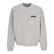 Arte Antwerp Blomma Crewneck Sweatshirt Grå Gray, Herr