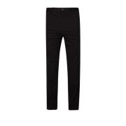 Liu Jo Slim Fit Jersey Chinos Black, Herr