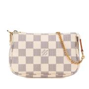 Louis Vuitton Vintage Pre-owned Canvas kuvertvskor White, Dam