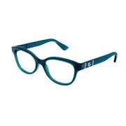 Gucci Ikoniska cat-eye runda solglasögon Blue, Unisex