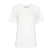 Ermanno Scervino Vit Basic T-shirt White, Dam