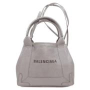 Balenciaga Vintage Pre-owned Laeder balenciaga-vskor Gray, Dam