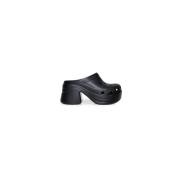 Crocs Sandaler med 10cm klack för kvinnor Black, Dam