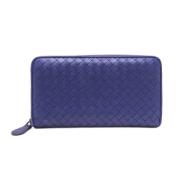 Bottega Veneta Vintage Pre-owned Laeder plnbcker Blue, Dam