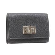 Fendi Vintage Pre-owned Laeder plnbcker Gray, Dam