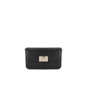 Furla Svart Mini Crossbody Väska med Arco Logo Black, Dam