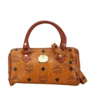 MCM Pre-owned Pre-owned Tyg handvskor Brown, Dam