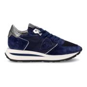 Philippe Model Sneakers Tropez Haute Running Blue, Dam