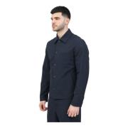 Selected Homme Blå Hybrid Skjorta Blazer Jacka Blue, Herr