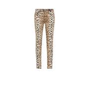 Roberto Cavalli Jaguar Print Skinny Jeans Brown, Dam