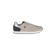 U.s. Polo Assn. Beige Casual Sneakers med Trendy Look Beige, Dam