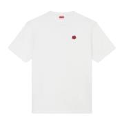 Kenzo Vit Blommig T-shirt Klassisk Polo White, Herr