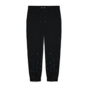 Fiorella Rubino Broderade joggingbyxor Black, Dam