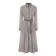 Max Mara Studio Elegant Klänning för Speciella Tillfällen Gray, Dam