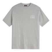 Anine Bing Serif NY Tee - Urban Stil Gray, Dam