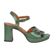 Chie Mihara Blockklack ankelrem sandaler Green, Dam