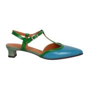 Chie Mihara Blockklackpumps med ankelrem Multicolor, Dam