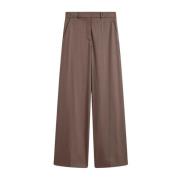 Joseph Flannel Alana Byxor Wide Leg Brown, Dam