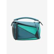 Loewe Pre-owned Pre-owned Bomull handvskor Blue, Dam