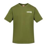 Kenzo T-shirt med tryckt logotyp Green, Herr