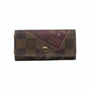 Louis Vuitton Vintage Pre-owned Tyg nyckelhllare Brown, Unisex