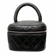 Chanel Vintage Pre-owned Laeder handvskor Black, Dam