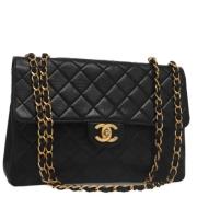 Chanel Vintage Pre-owned Laeder chanel-vskor Black, Dam